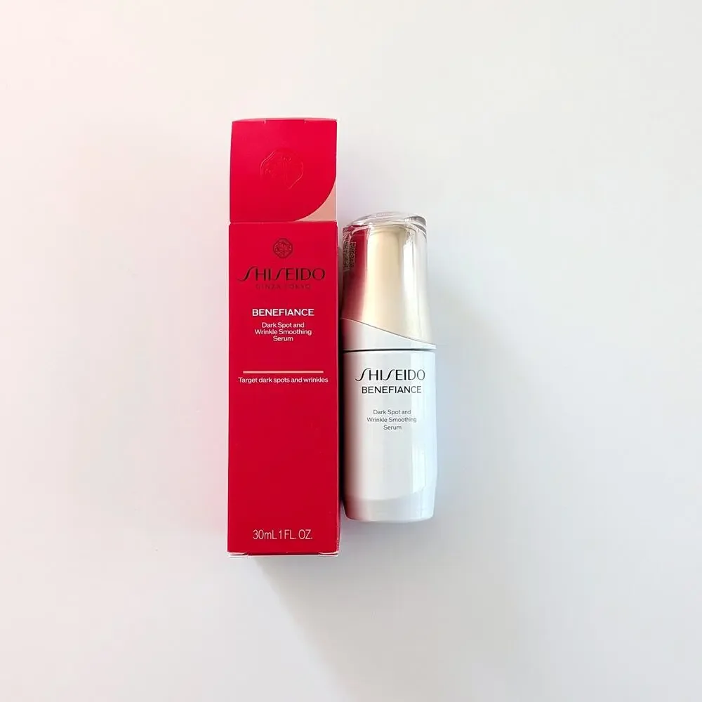 Shiseido Benefiance Dark Spot and Wrinkle Smoothing Serum 1 oz (full size)